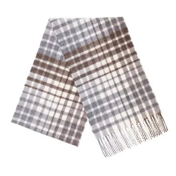 Patterned Merino Wool Scarf