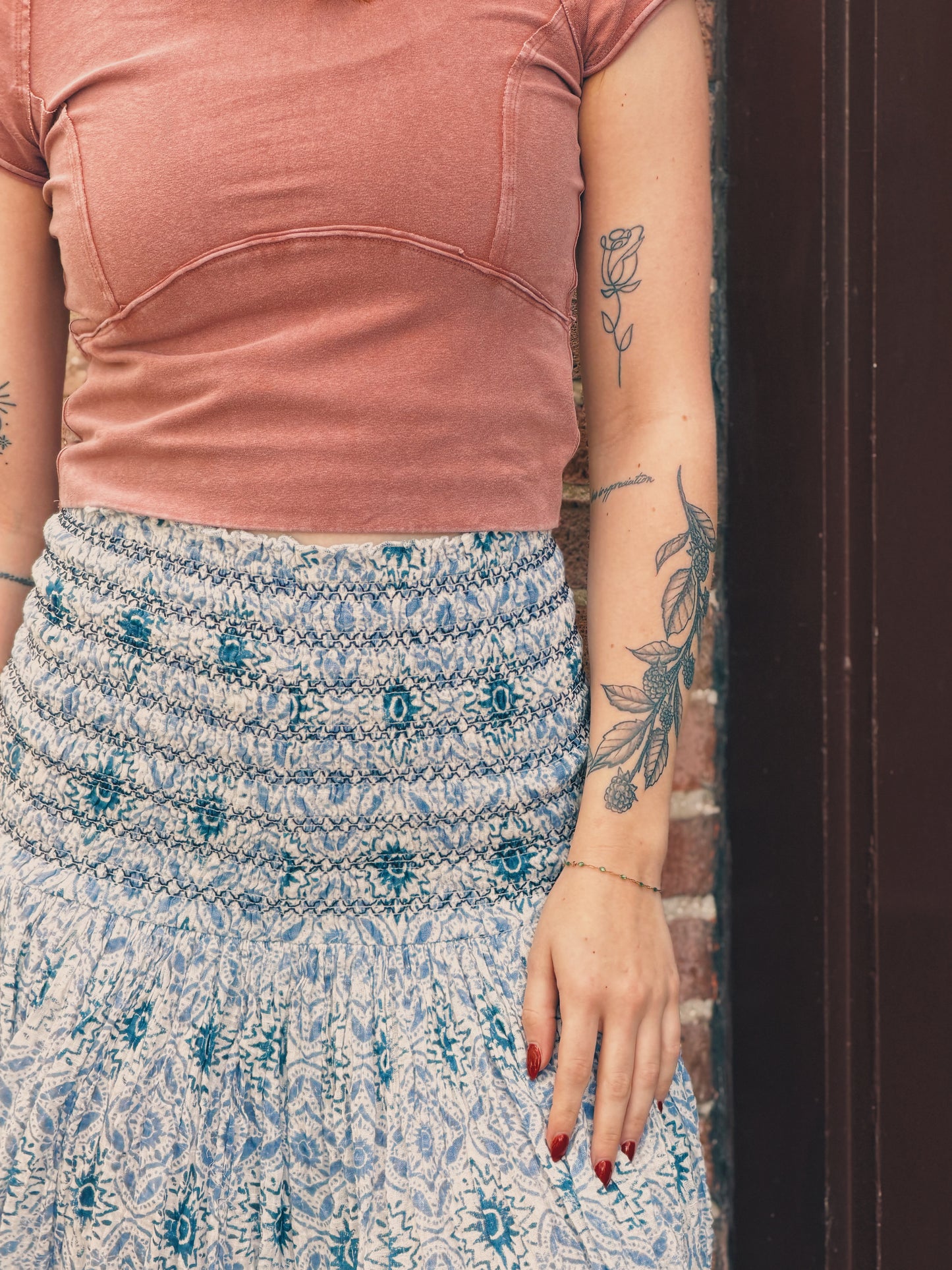 Ravenna Printed Maxi Skirt