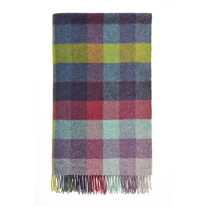 Harlequin Moorland Shetland Throw