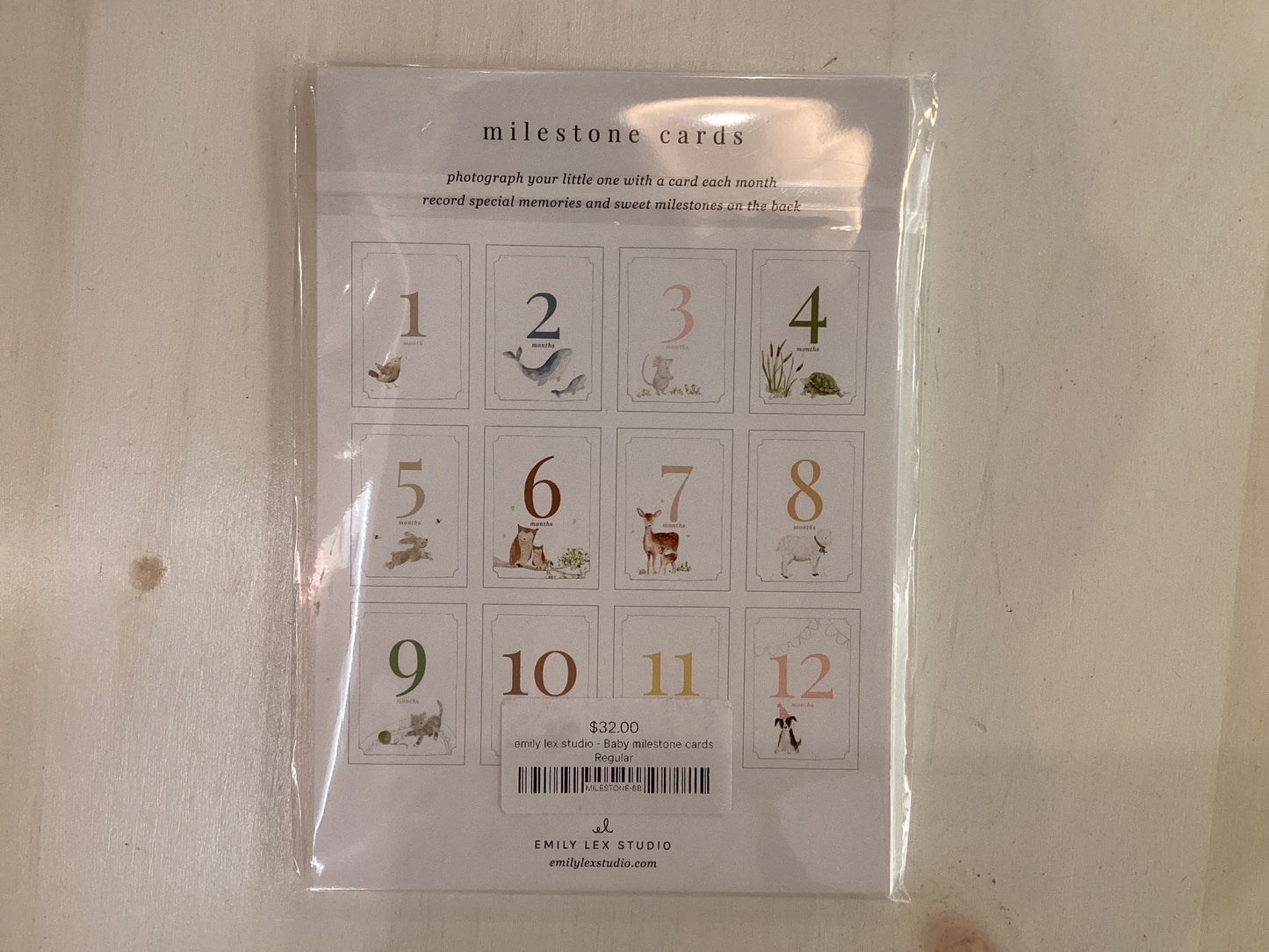 Milestone cards