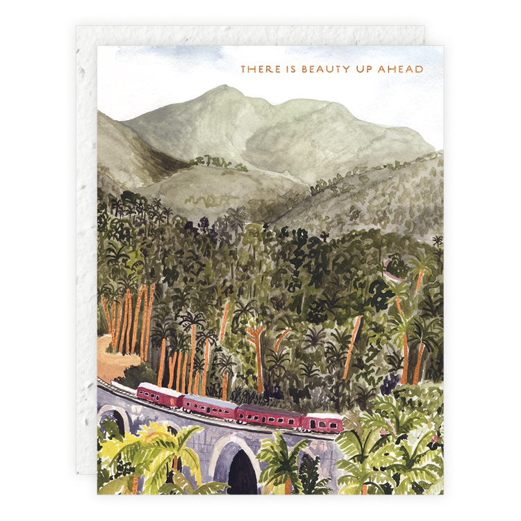 Beauty Up Ahead Encouragement Card