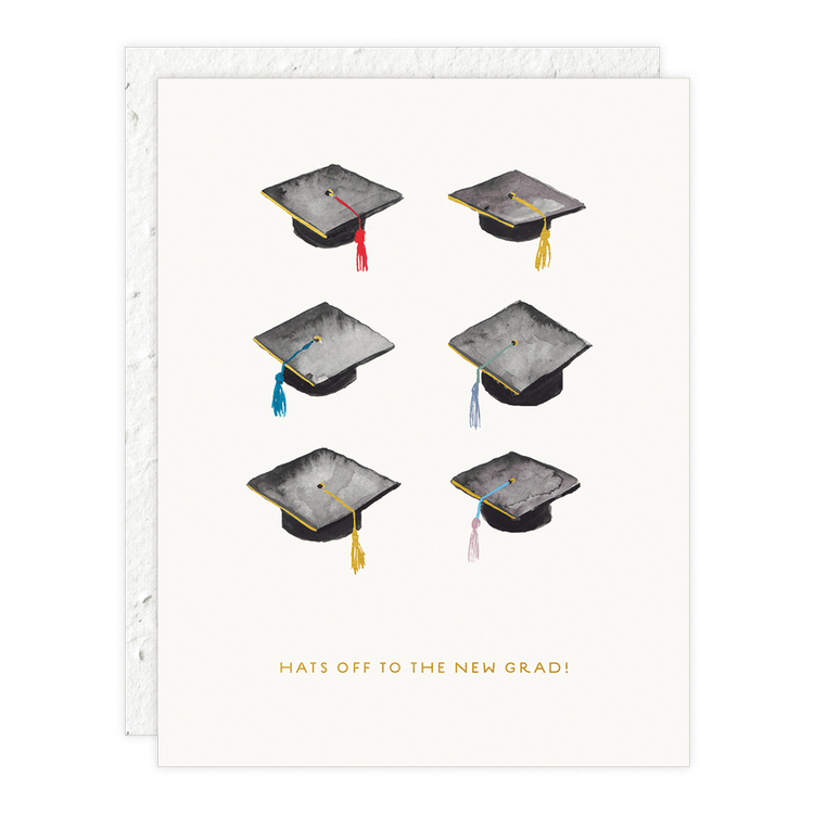Hats Off Grad Card