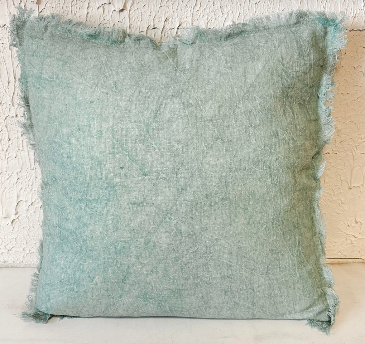 Linen Pillow with Fringes