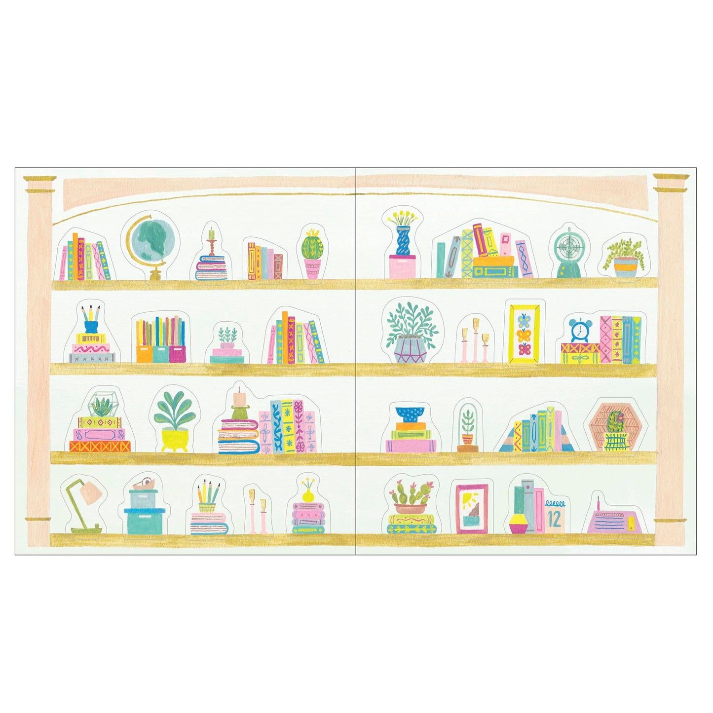 A Book Lovers Sticker Book