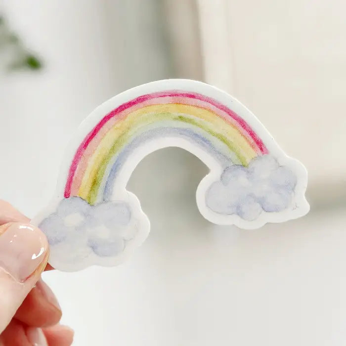 Rainbow Watercolor Sticker