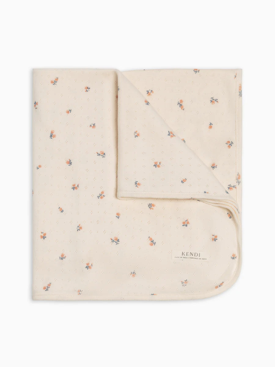 Pointelle Swaddle Blanket