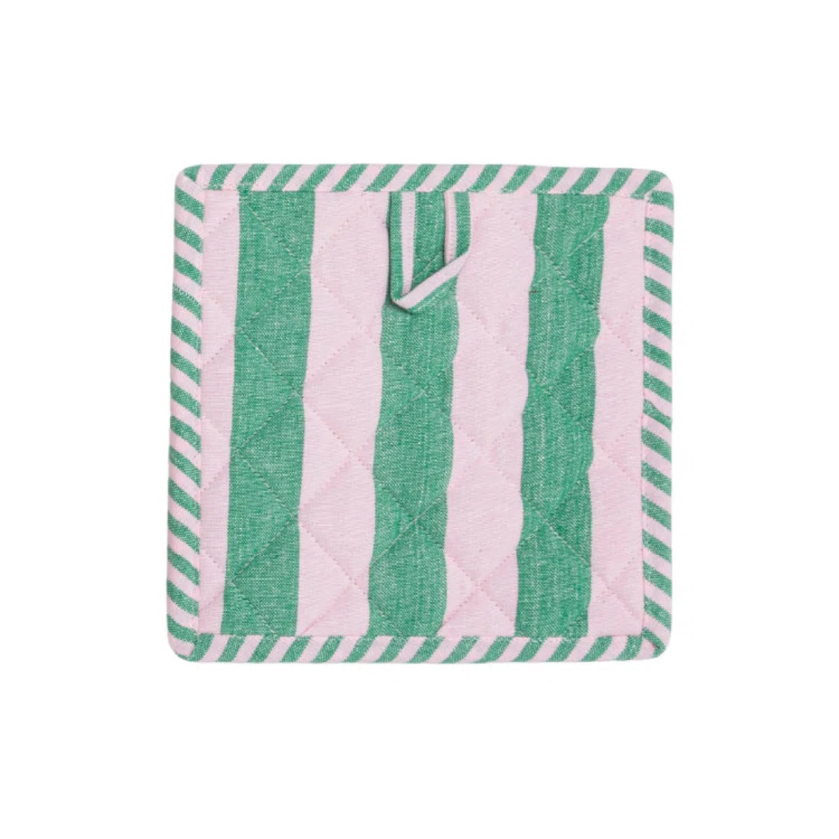 8" Square Striped Pot Holder