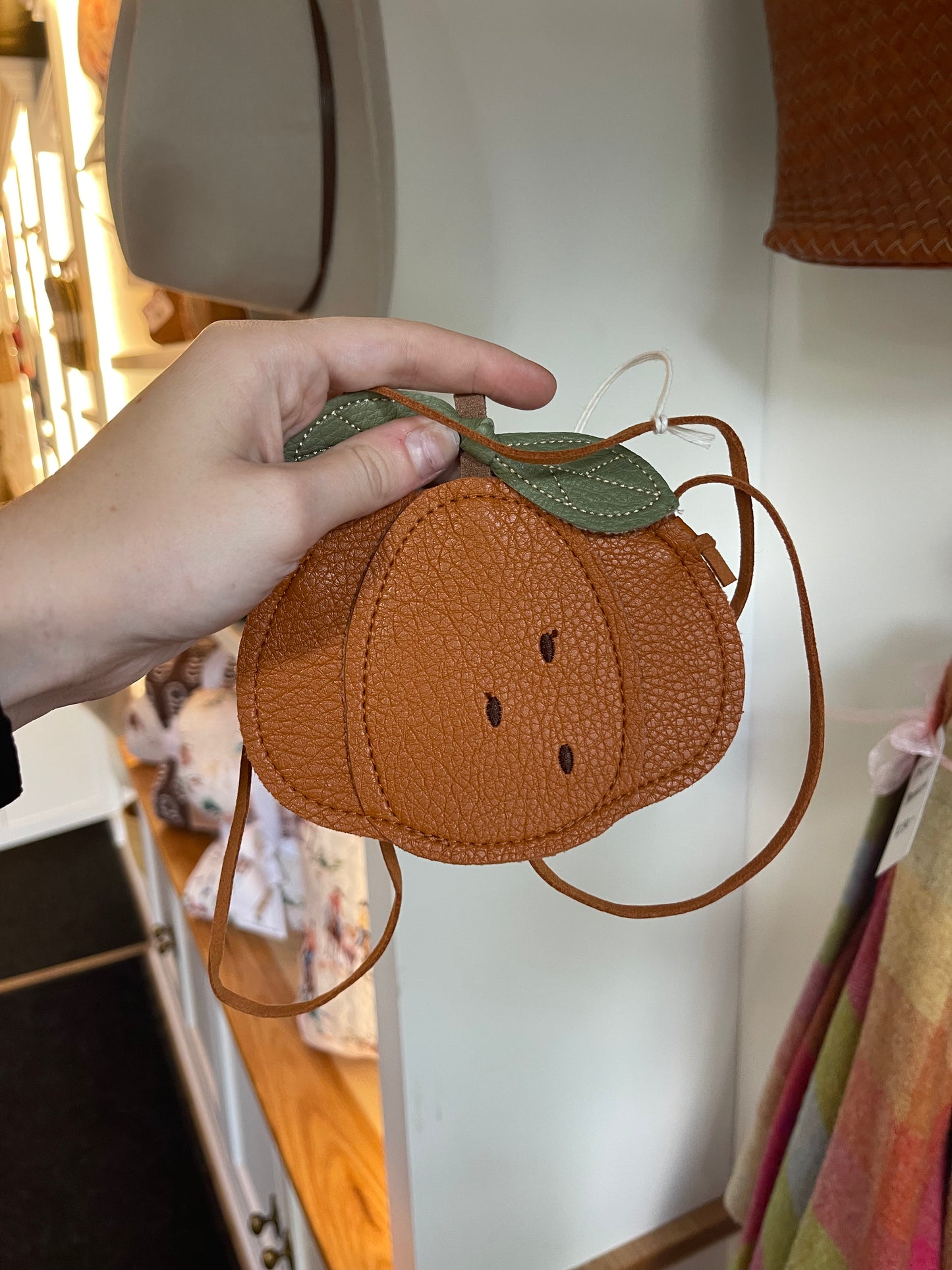 Pumpkin Little Girl Purse