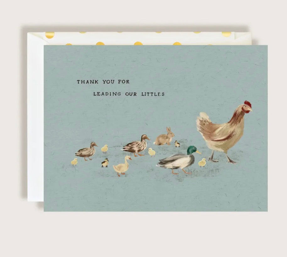 Thank You for Leading Our Little Ones