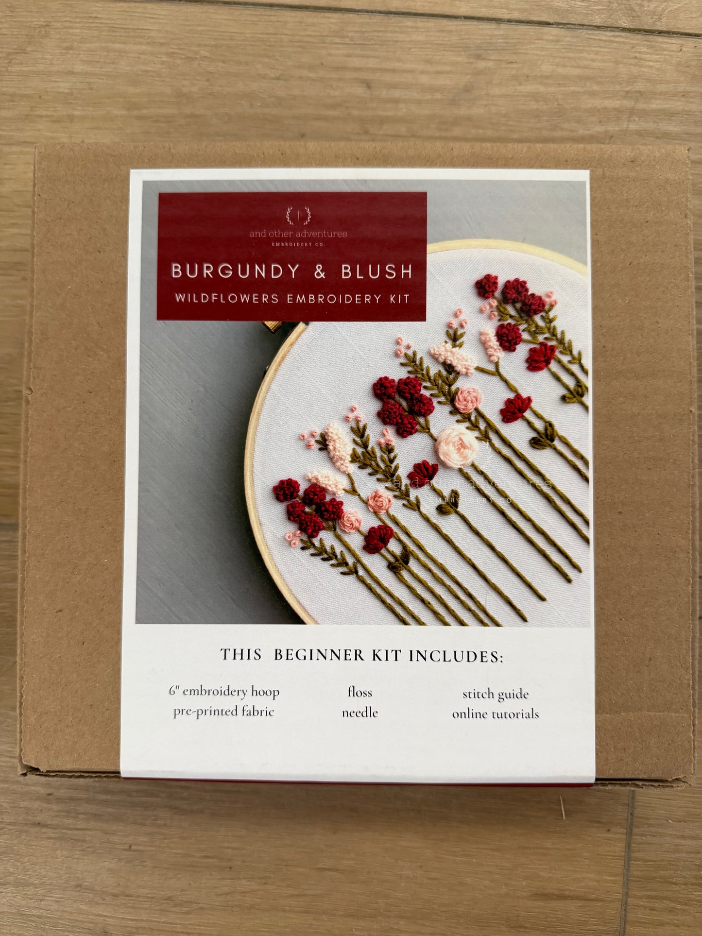 Beginner Embroidery Kit 6"