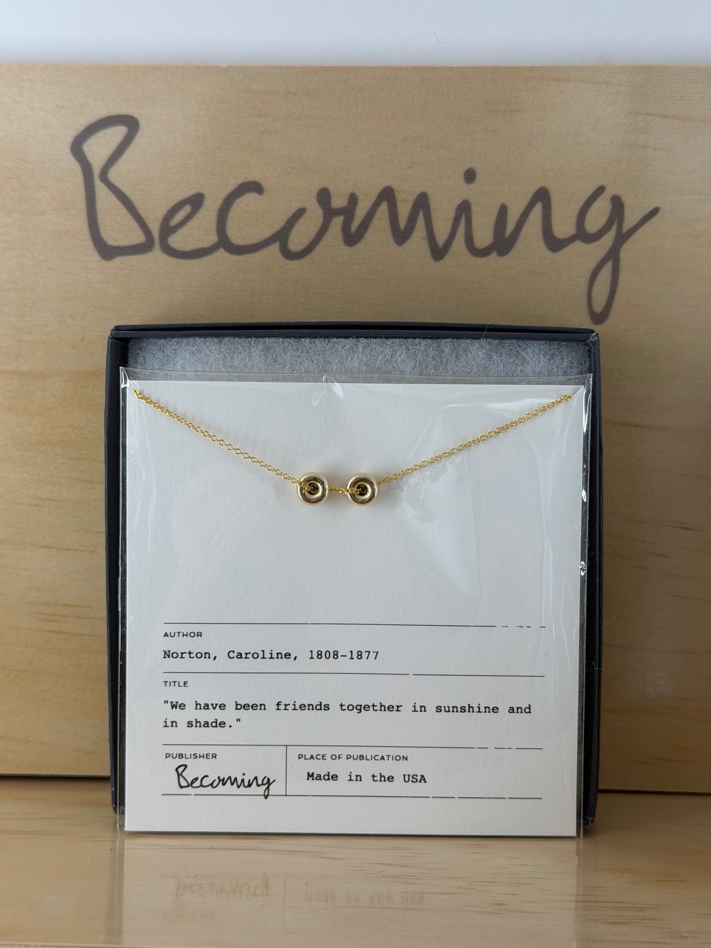 Becoming Gold Filled Necklaces