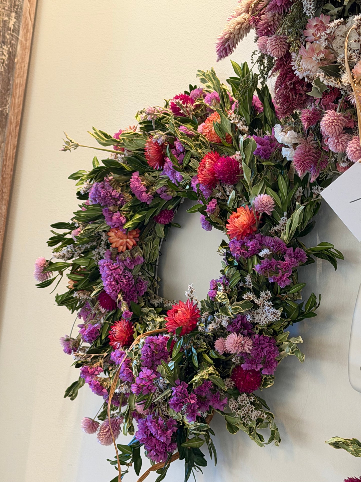 Dried Floral Wreaths - Medium