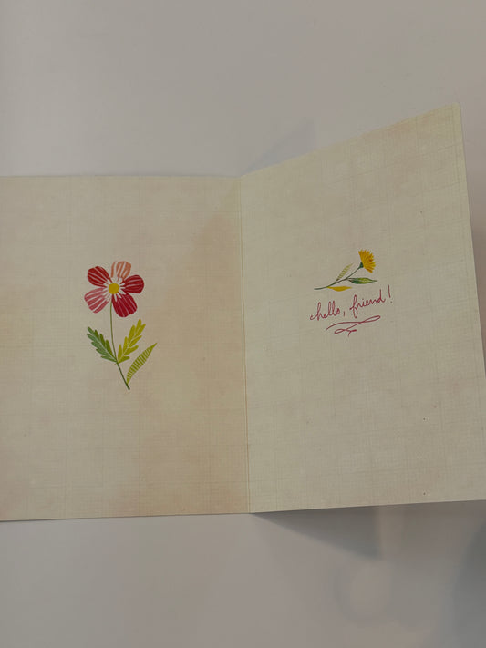 Bird and Floral Card