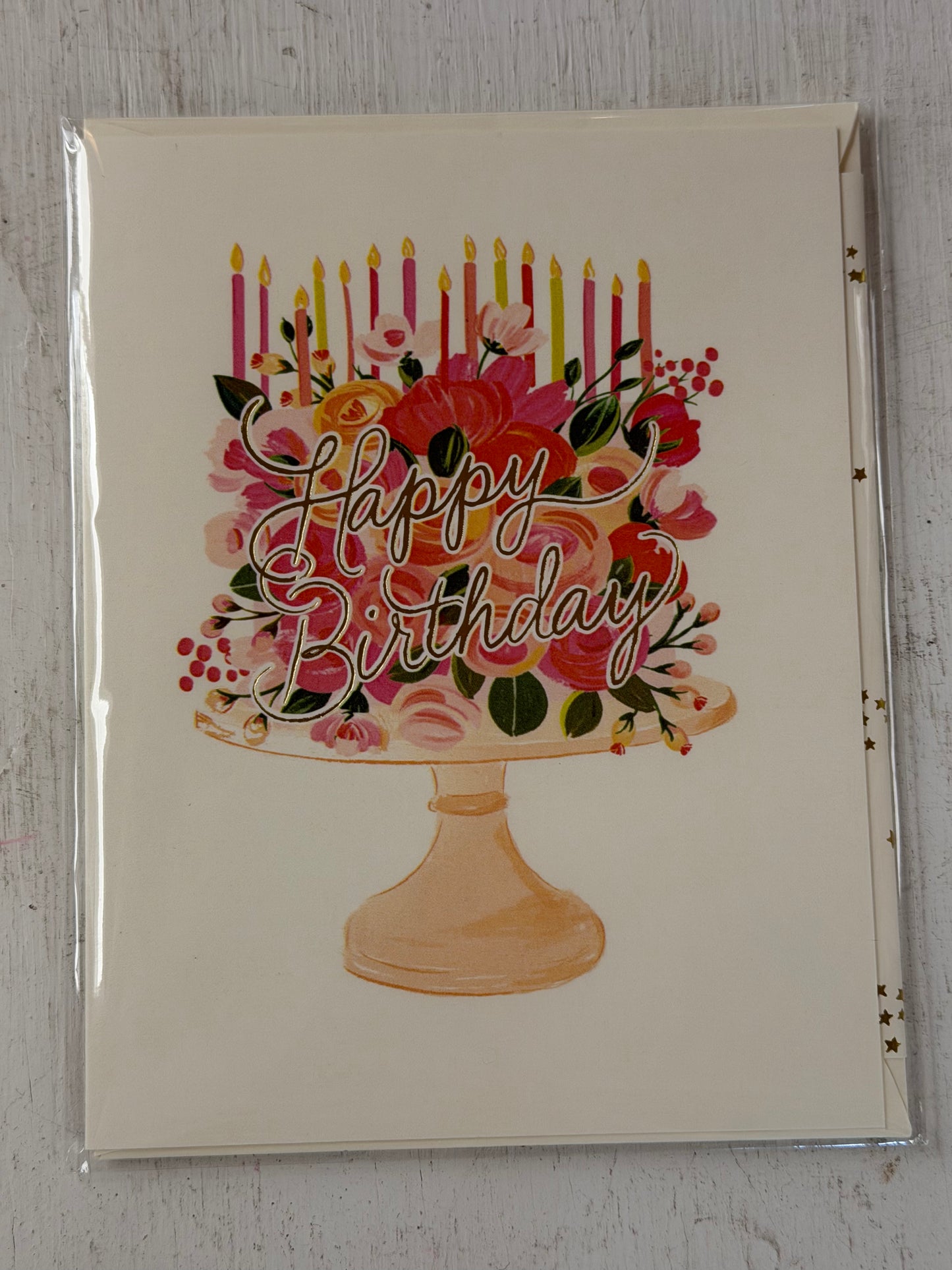 Bday Candle Cake Card