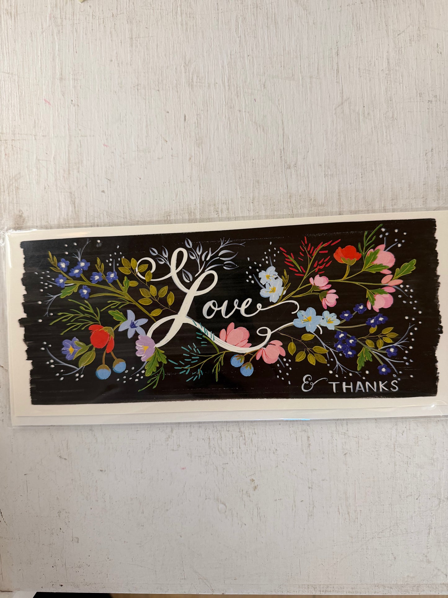 Love & Thanks Long Card