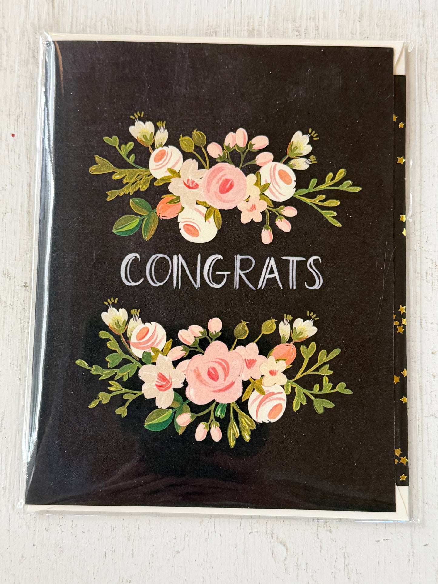Congrats Floral Card
