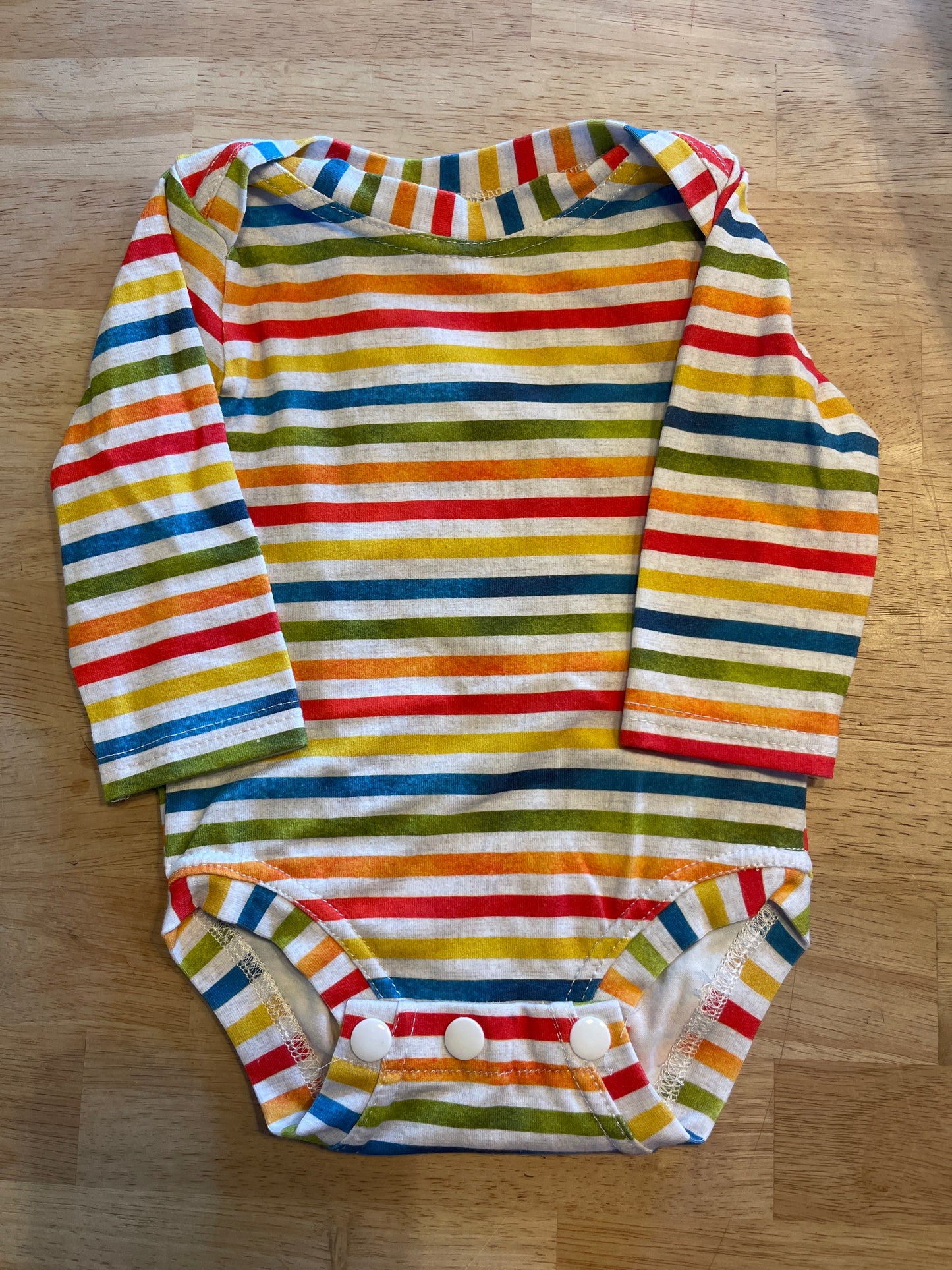 Striped Baby Bodysuit