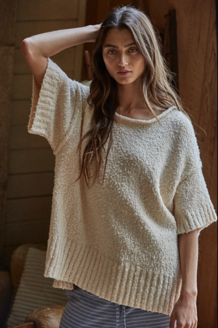 Ivory Oversized Sweater