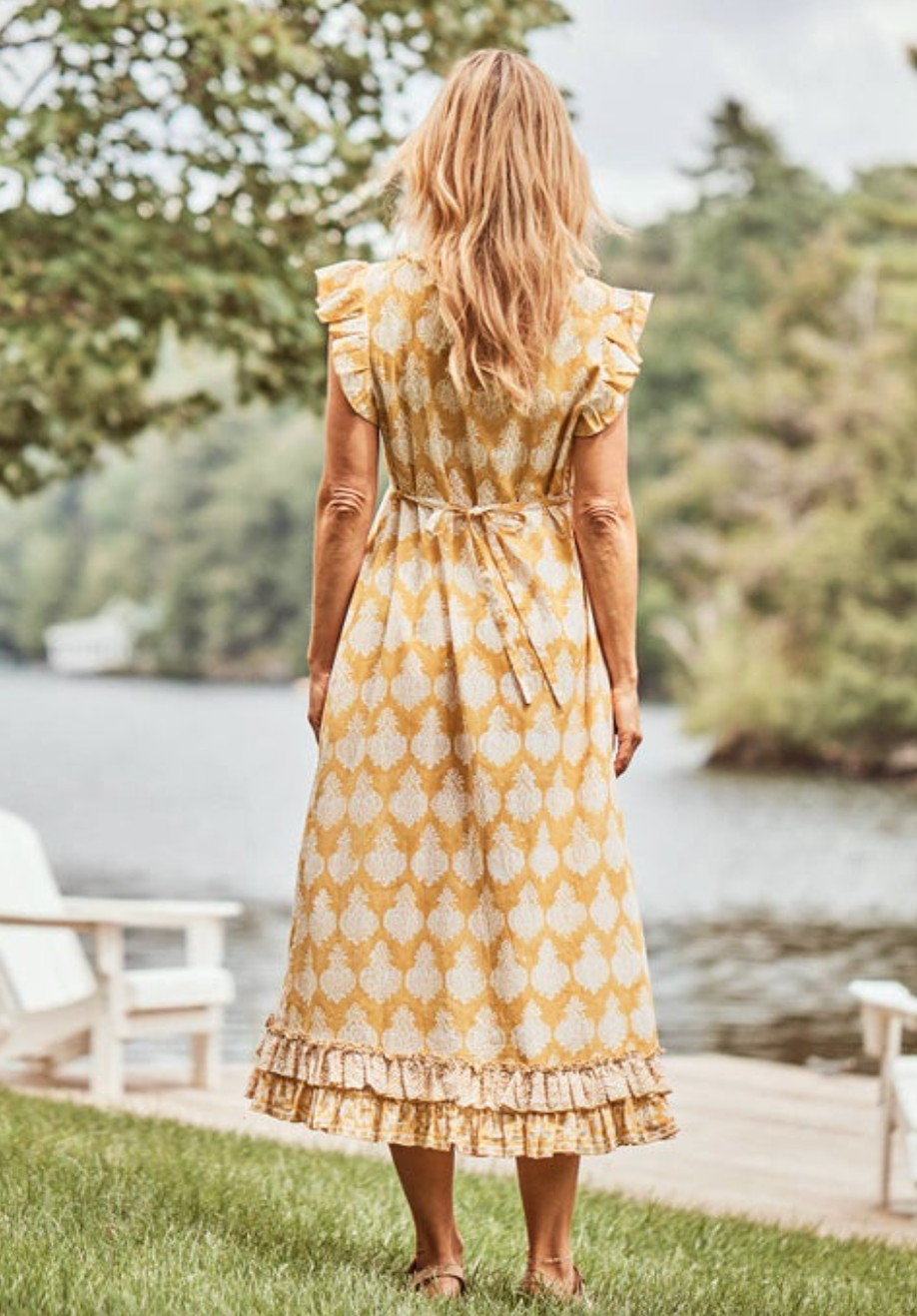 Bonnie Blockprint Dress