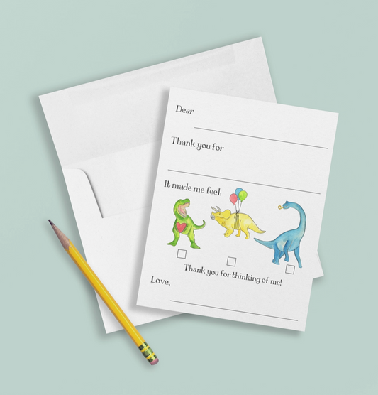 Kids Stationery Thank you Card Set