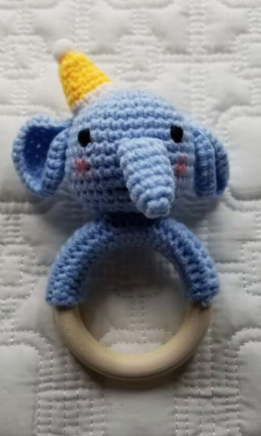 Hand Crochet Rattle Toy