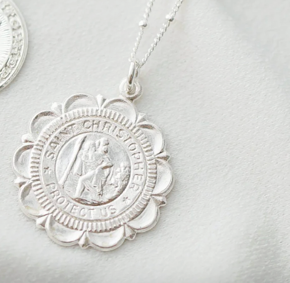 St. Christopher Medallion necklace