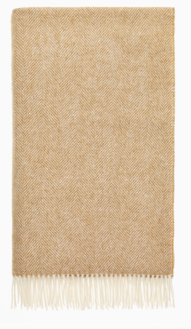 Herringbone Picnic/Throw Blankets - Pure British Wool