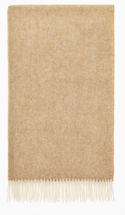 Herringbone Picnic/Throw Blankets - Pure British Wool