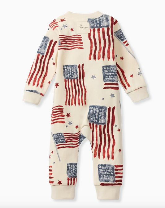 American Flag Organic Cotton Sleeper