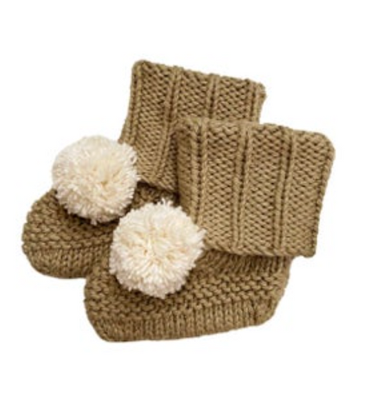 Pom Pom Booties