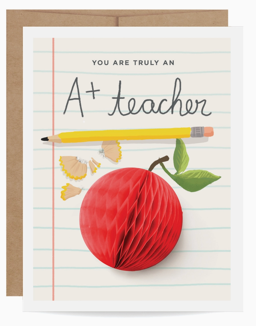 Pop Up Teacher Card