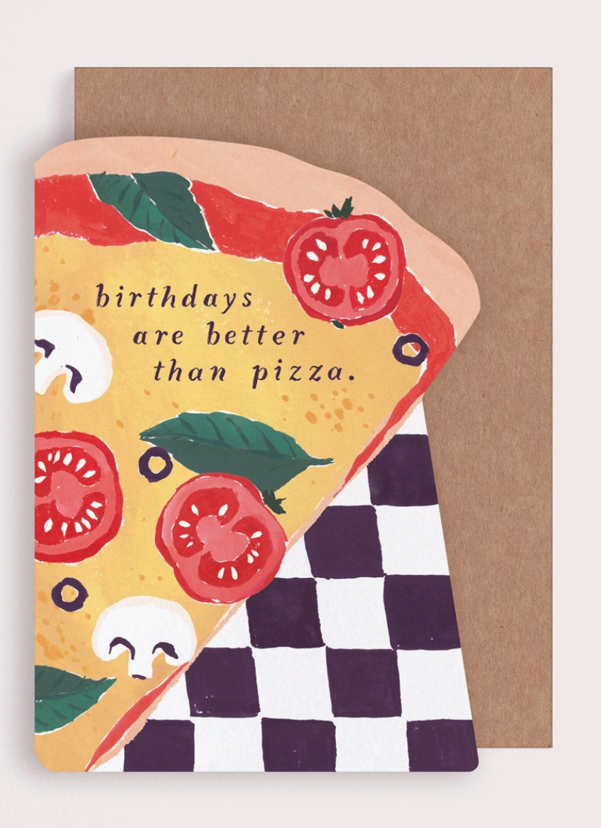 Pizza Bday Card