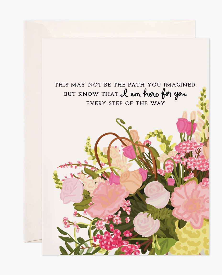 Here Every Step of the Way Card