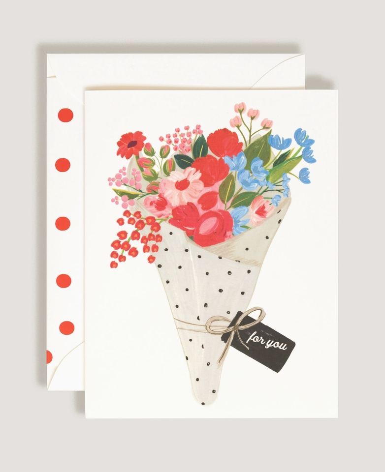 For You Bouquet Card