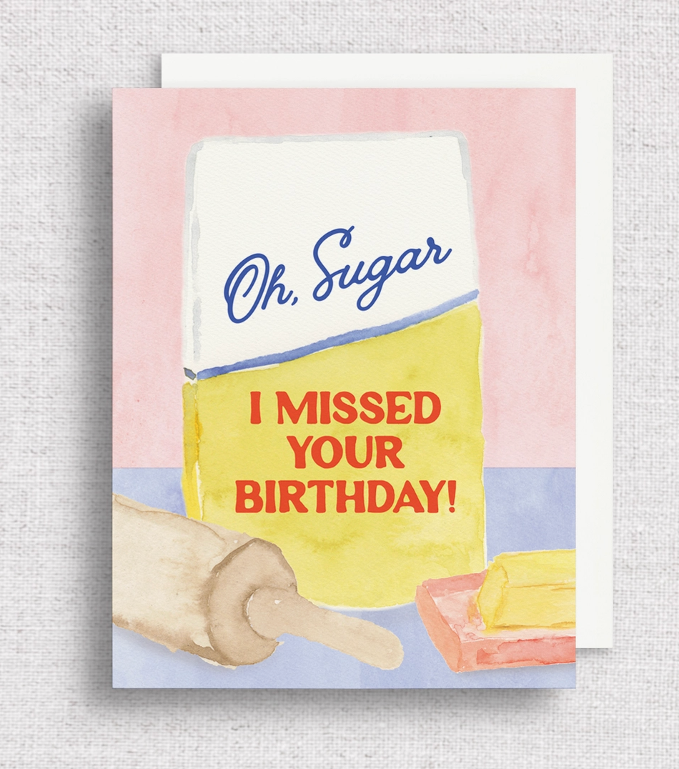 Oh Sugar Bday Card