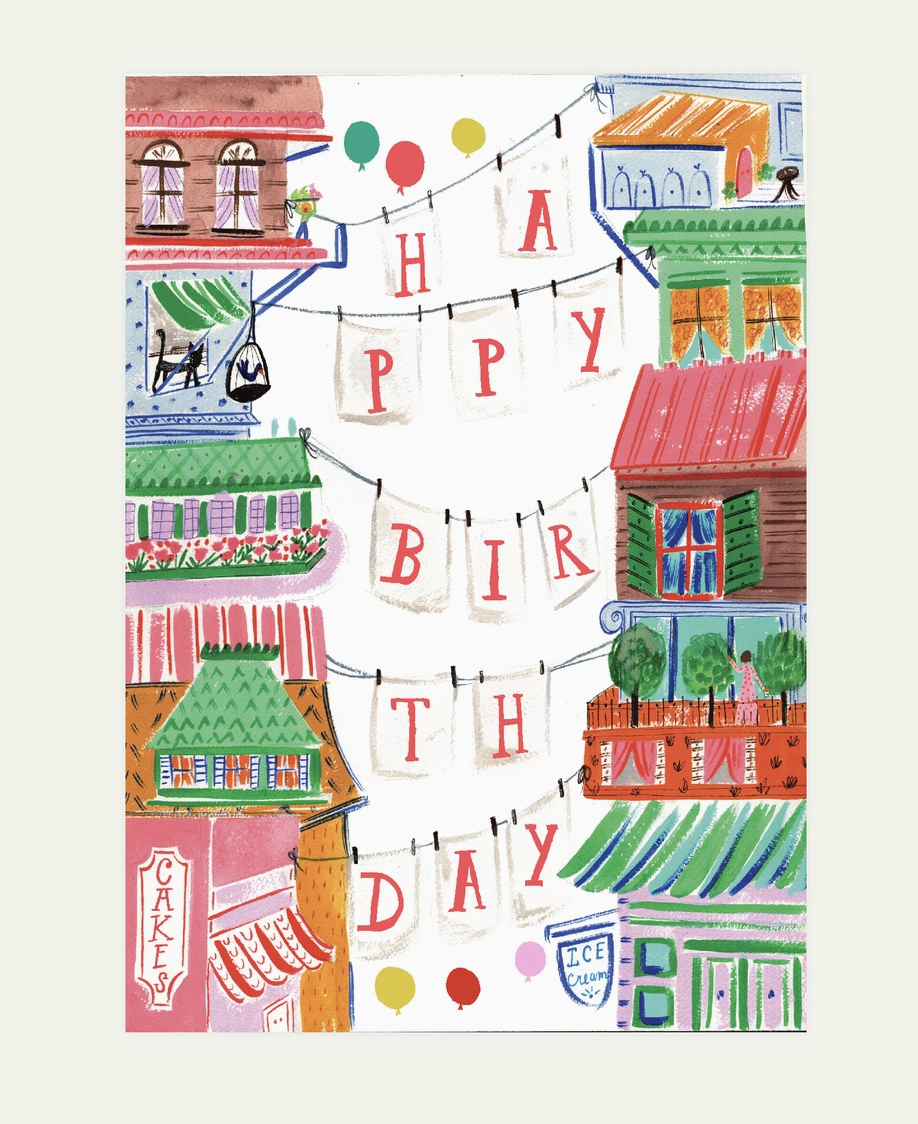 Banner Bday Card