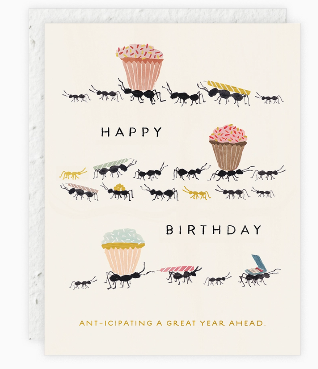 Ant Bday Card