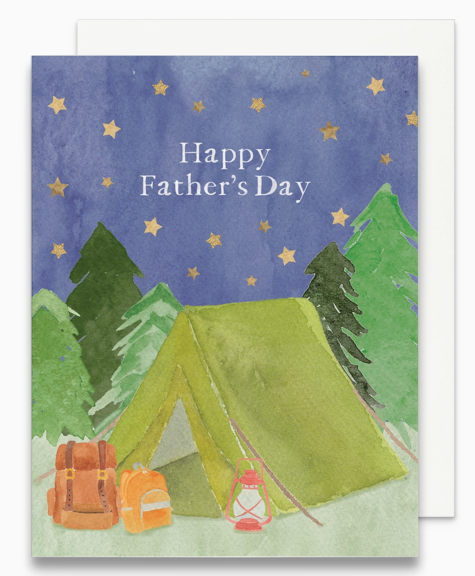 Tent Fathers Day Card