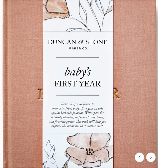 Baby's First Year Memory Book & Photo Album