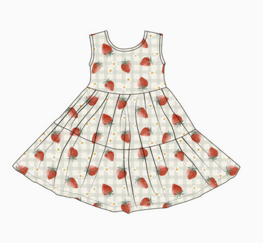 Strawberry Twirl Dress