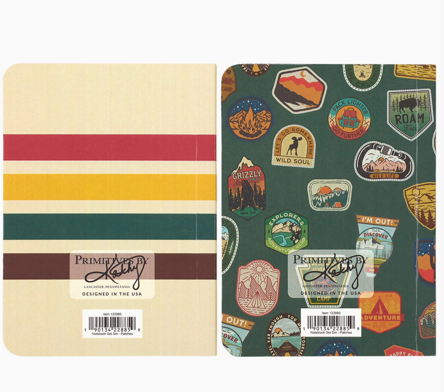 Camping Patches Notebook Set