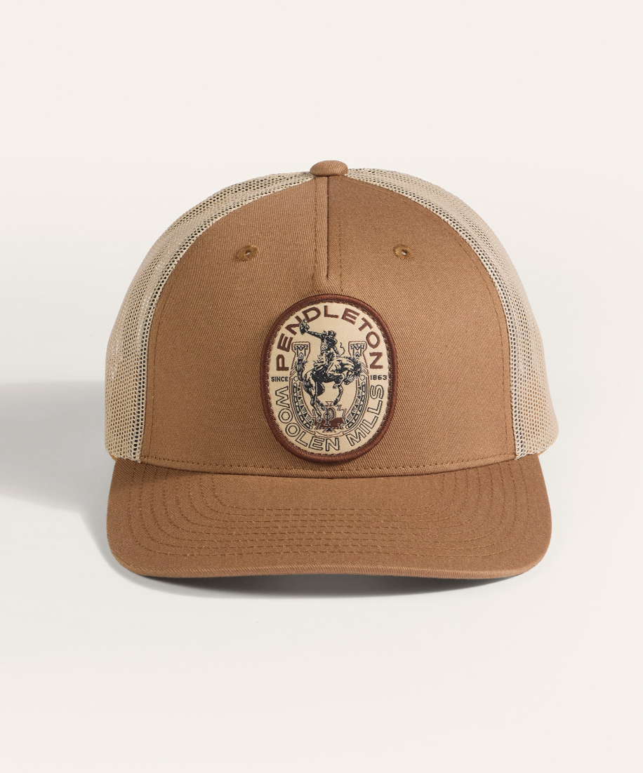 Western Logo Five Panel Trucker Hat