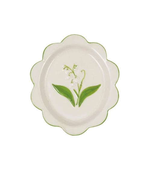Lily Scalloped Plate