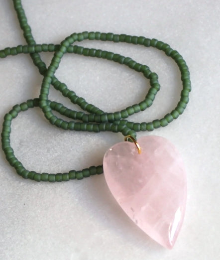 Esti 2 Stone Heart Necklace