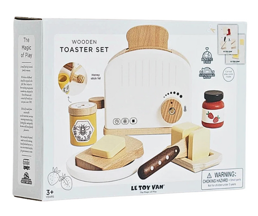 Wooden Toaster Set
