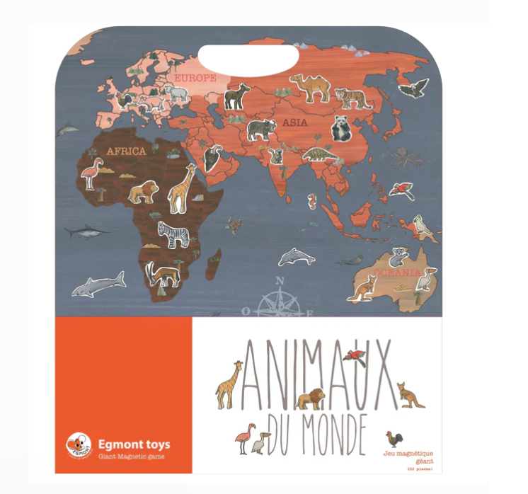Giant Magnetic Activity Game - Animals Of The World