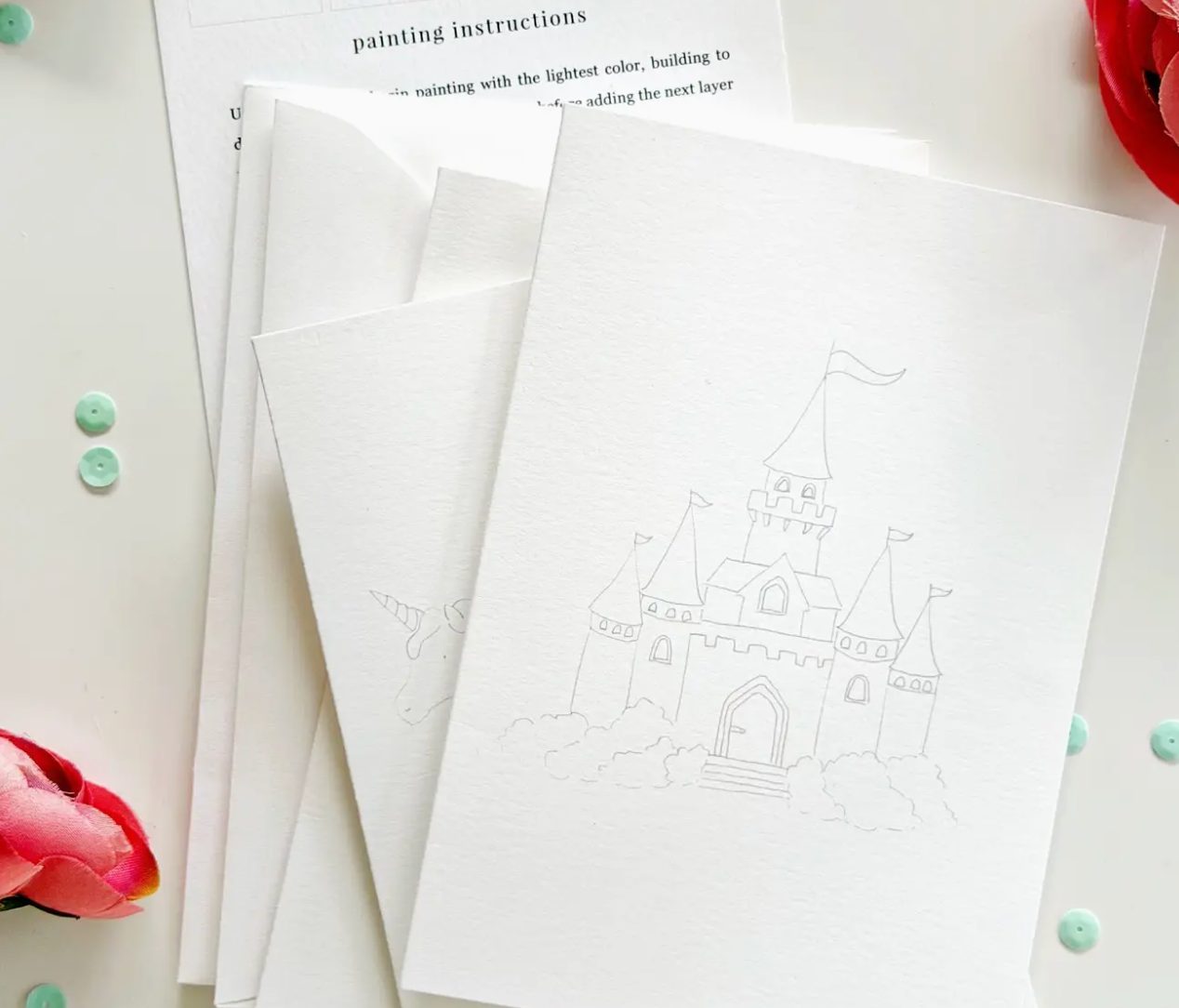 Paintable Notecards