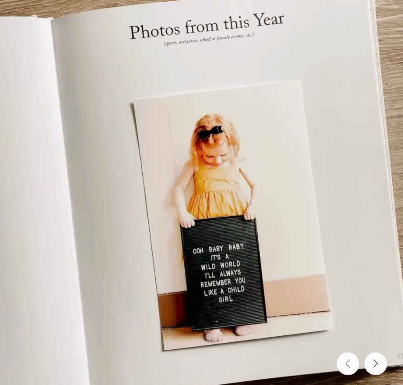 Dear Daughter Childhood Keepsake Book