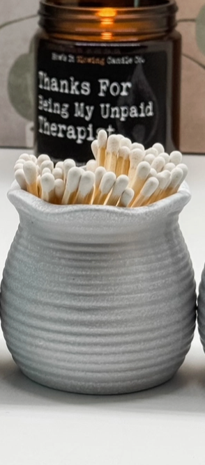 Ceramic Match Holders & 3" Matches