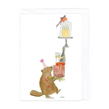 Birthday Beaver Card
